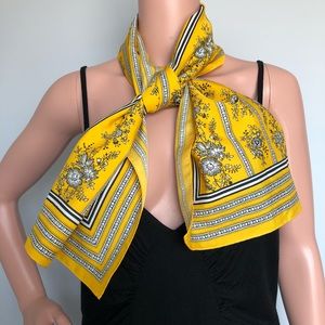 Glentex Yellow Floral Scarf